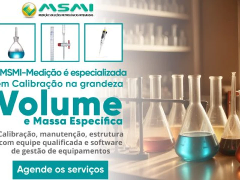 Calibrações na Grandeza Volume e Massa Específica