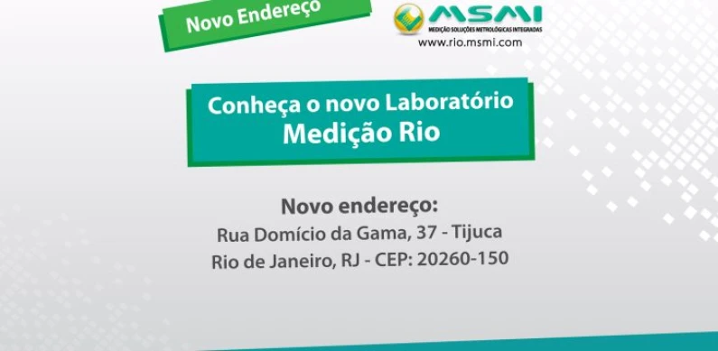 Laboratório Medição Rio em novo endereço