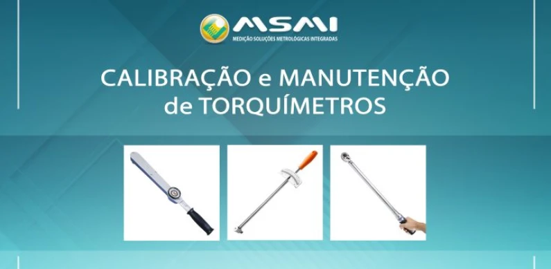 Calibração e manutenção de Torquímetros