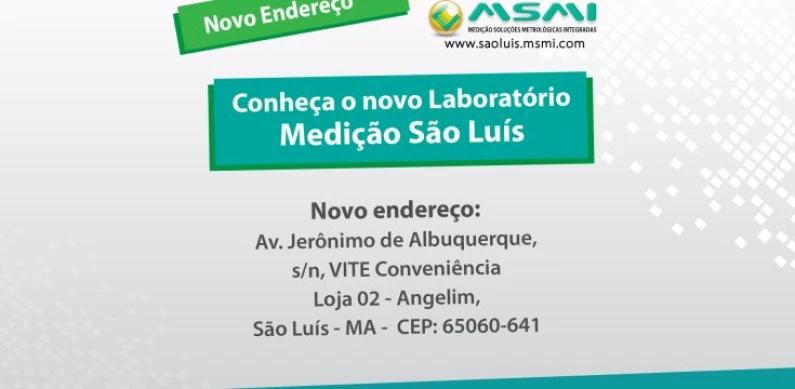 A Medição São Luís mudou de endereço!