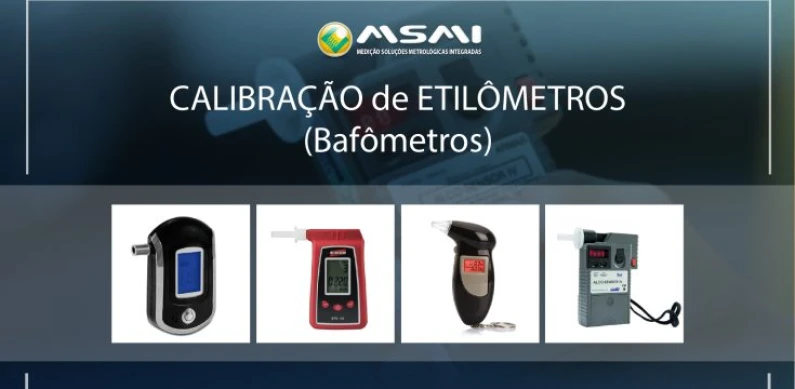 Calibração de Etilômetros