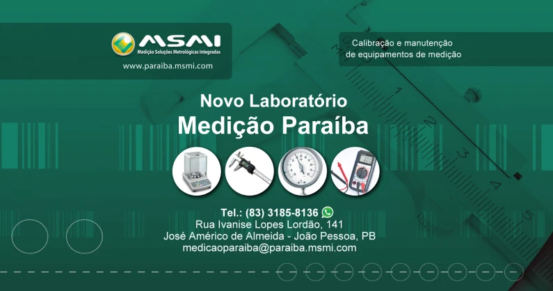 Novo Laboratório Medição Paraíba