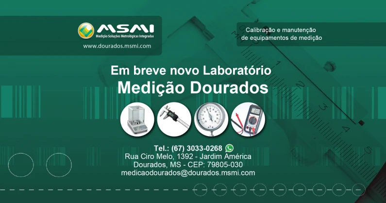 Em breve Nova Unidade Medição Dourados