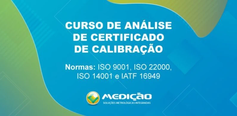 Curso de Análise de Certificado de Calibração – online