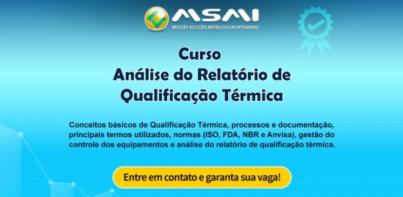 Curso de Análise do Relatório de Qualificação Térmica
