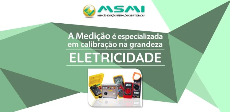 Calibração de equipamentos na grandeza Eletricidade