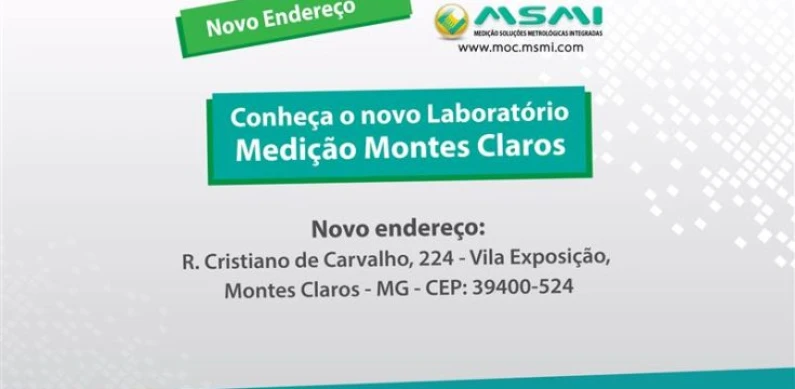 A Medição Montes Claros mudou de endereço!