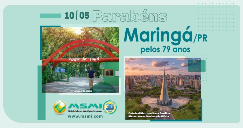 Maringá 79 Anos!