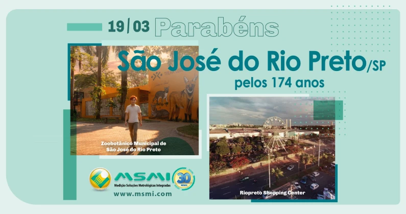 São José do Rio Preto 174 anos
